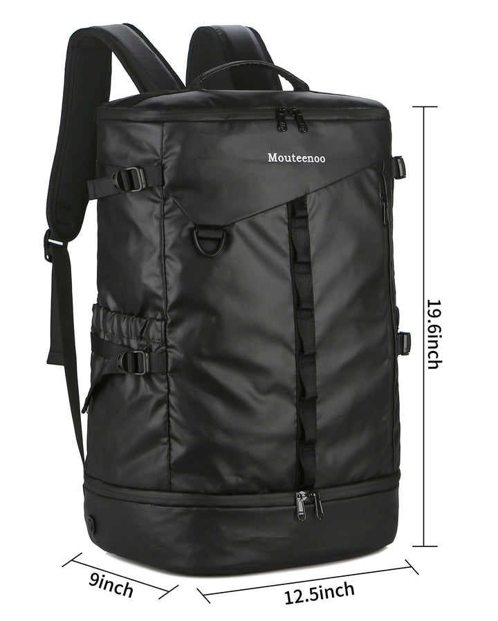 Mouteenoo Travel Backpack with Shoes Compartment for Gym Sports Hiking